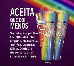 ACEITA QUE DÓI MENOS GEL DESSENSIBILIZANTE ANAL LINHA ORGULHO 15G HOT FLOWERS