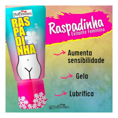 RASPADINHA SENSIBILIZADOR FEMININO 15G LINHA BRASILEIRINHOS HOT FLOWERS