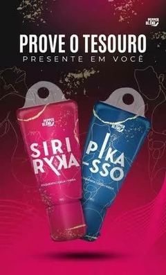 kit Pikasso e Siririka GEL COMESTÍVEL ESQUENTA, GELA E VIBRA 18G PEPPER BLEND