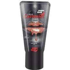 CARROSSEL GEL LUBRIFICANTE COMESTÍVEL COM EFEITO GLITTER 18G PEPPER BLEND - comprar online