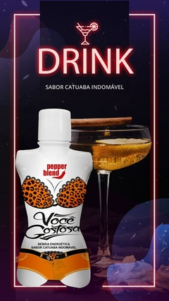 VOCÊ GOSTOSA BEBIDA ENERGÉTICA DE SABOR 50ML PEPPER BLEND na internet