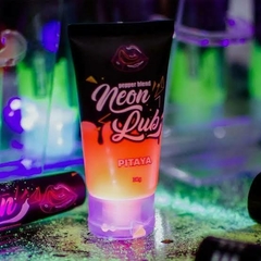 NEON LUB GEL COMESTÍVEL BRILHA EM LUZ NEGRA 30G PEPPER BLEND - comprar online