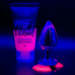 NEON LUB GEL COMESTÍVEL BRILHA EM LUZ NEGRA 30G PEPPER BLEND na internet