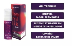 TREMILIK GEL VIBRADOR LÍQUIDO BEIJÁVEL 15G FEITIÇOS - loja online