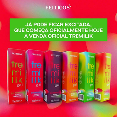 TREMILIK GEL VIBRADOR LÍQUIDO BEIJÁVEL 15G FEITIÇOS