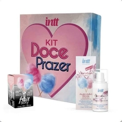 KIT DOCE PRAZER COM 1 FRUIT 40G E 1 VIBRATION 17 ML INTT