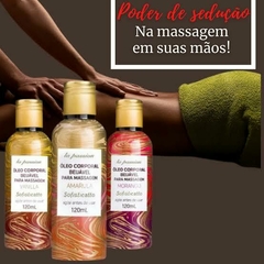 ÓLEO CORPORAL BEIJÁVEL PARA MASSAGEM 120ML LINHA PASSION SOFISTICATTO - comprar online