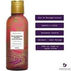 ÓLEO CORPORAL BEIJÁVEL PARA MASSAGEM 120ML LINHA PASSION SOFISTICATTO - Sensação do Prazer Sex Shop Em Goiânia