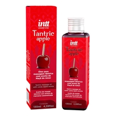 TANTRIC APPLE ÓLEO PARA MASSAGEM TÂNTRICA AROMA MAÇÃ DO AMOR 130ML INTT - Sensação do Prazer Sex Shop Em Goiânia