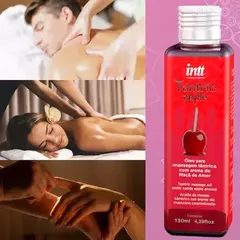 TANTRIC APPLE ÓLEO PARA MASSAGEM TÂNTRICA AROMA MAÇÃ DO AMOR 130ML INTT