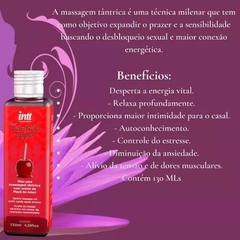 TANTRIC APPLE ÓLEO PARA MASSAGEM TÂNTRICA AROMA MAÇÃ DO AMOR 130ML INTT na internet