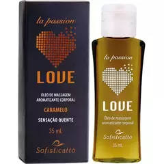 ÓLEO PARA MASSAGEM (BEIJÁVEL) HOT/ GEL COMESTÍVEL LOVE - 35ML - SOFISTICATTO - loja online