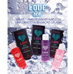 ÓLEO PARA MASSAGEM (BEIJÁVEL) ICE / GEL COMESTÍVEL LOVE - 35ML - SOFISTICATTO