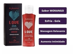 ÓLEO PARA MASSAGEM (BEIJÁVEL) ICE / GEL COMESTÍVEL LOVE - 35ML - SOFISTICATTO - comprar online