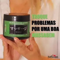 MASSAJI GEL PARA MASSAGEM JAPONESA NURU CORPO A CORPO 500G - HOT FLOWERS na internet