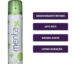 MENTA REFRESCÂNCIA DESODORANTE ÍNTIMO FEMININO AEROSSOL 100ML SOFISTICATTO - comprar online