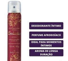 SEDUÇÃO DESODORANTE ÍNTIMO FEMININO AEROSSOL 100ML SOFISTICATTO - comprar online