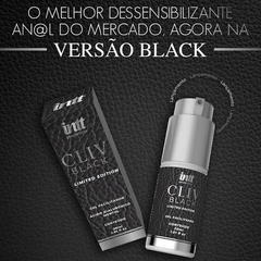 CLIV BLACK GEL FACILITADOR ANAL COM ÁCIDO HIALURÔNICO E MENTOL 17G INTT - comprar online