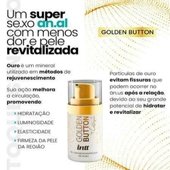 GOLDEN BUTTON GEL FACILITADOR ANAL COM MICROPARTÍCULAS DE OURO 23K BY CASTROPIL 17ML INTT na internet