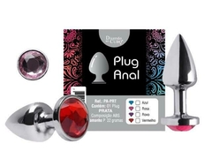 PLUG ANAL EM ABS PRATA - comprar online