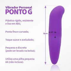 VIBRADOR PONTO G AVELUDADO IMPORT