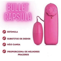 CAPSULA VIBRATÓRIO PONTO G BULLET LISO IMPORT