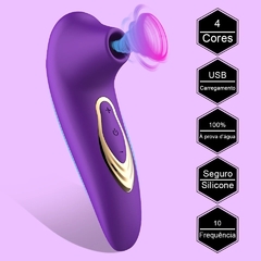 WOMAN SUCTION SUGADOR DE CLITÓRIS COM 10 NÍVEIS DE ONDAS DE PRESSÃO RECARREGAVEL USB - comprar online