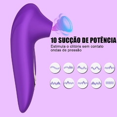 WOMAN SUCTION SUGADOR DE CLITÓRIS COM 10 NÍVEIS DE ONDAS DE PRESSÃO RECARREGAVEL USB - Sensação do Prazer Sex Shop Em Goiânia