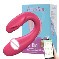 VIBRADOR SEM FIO DE CASAL CALCINHA