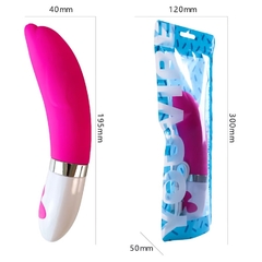 VIBRADOR PONTO G EM FORMATO DE GOLFINHO COM 15 MODOS DE VIBRAÇÃO E 3 INTENSIDADES RECARREGAVEL VIP MIX - comprar online