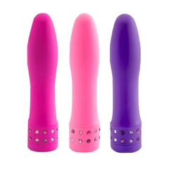 MINI VIBRADOR DIAMOND MULTIVELOCIDADE VIP MIX