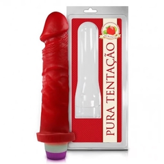 PRÓTESE PURA TENTAÇÃO AROMÁTICO COM VIBRO 18X4,4 CM SEXY FANTASY - comprar online