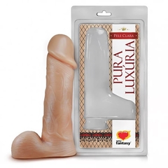 PRÓTESE PURA LUXÚRIA REALÍSTICO COM ESCROTO 18X4,4 CM SEXY FANTASY