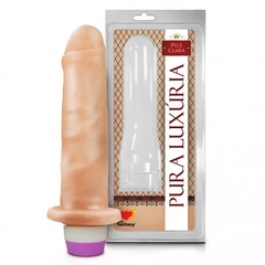 PRÓTESE PURA LUXÚRIA REALÍSTICO COM VIBRO 17,4 X 4,1CM SEXY FANTASY