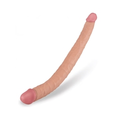 DOUBLE DILDO PRÓTESE DUPLA COM VEIA SALIENTES 36X4,5CM VIP MIX - comprar online