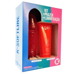 KGEL SOFTLINE KIT LUBRIFICANTE ÍNTIMO AROMÁTICO 80G E PRÓTESE PENIANA 15,5X3,7CM K IMPORT E EXPORT - comprar online