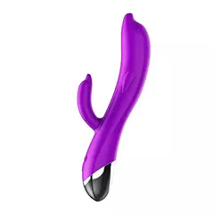 VIBRADOR PONTO G EM FORMATO DE GOLFINHO COM 8 MODOS DE VIBRAÇÃO E 3 INTENSIDADES RECARREGAVEL VIP MIX - (cópia) - Sensação do Prazer Sex Shop Em Goiânia