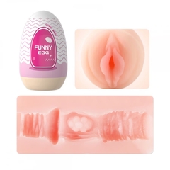 FUNNY EGG MASTURBADOR MASCULINO FORMATO VAGINA EM CYBERSKIN VIP MIX