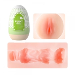 Imagem do FUNNY EGG MASTURBADOR MASCULINO FORMATO VAGINA EM CYBERSKIN VIP MIX