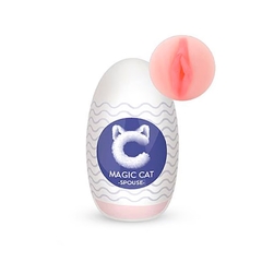 MAGIC CAT EGG EM CYBERSKIN FORMATO VAGINA SEXY IMPORT - Sensação do Prazer Sex Shop Em Goiânia