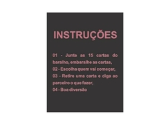 MINI BARALHO STRIP TEASE (COM 15 CARTAS) - IMPORTADO - comprar online