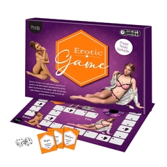 JOGO TABULEIRO EROTIC GAME COM 20 CARTAS DIVERSÃO AO CUBO