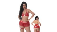 FANTASIA MINI SEXY LUXO COM FRASE - FODE GOSTOSO - comprar online