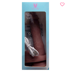 Pênis Protese Vibrador Ventosa 10 Modos App Youvibe Recarregavel