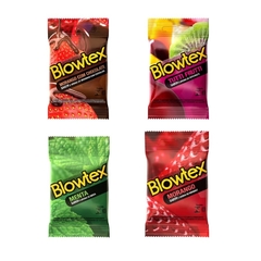 PRESERVATIVOS SABOR E AROMA COM 3 UNIDADES BLOWTEX