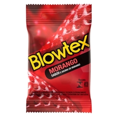 PRESERVATIVOS SABOR E AROMA COM 3 UNIDADES BLOWTEX - Sensação do Prazer Sex Shop Em Goiânia