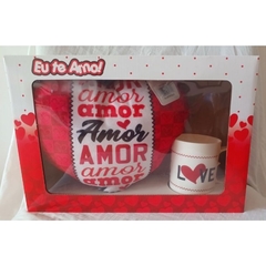 kit Almofada e Caneca Eu te Amo - comprar online