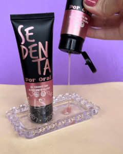 SEDENTA POR ORAL LOLLIPOP GEL COMESTÍVEL COM GLITTER 50G PEPPER BLEND - comprar online