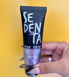 SEDENTA POR ORAL ALGODAO DOCE GEL COMESTÍVEL COM GLITTER 50G PEPPER BLEND - comprar online