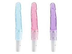 VIBRATOR G-SPOT VIBRADOR EM JELLY LISO - IMPORT